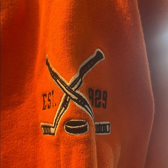 Champion Orange and Black Hoodie - Picture 5 of 7